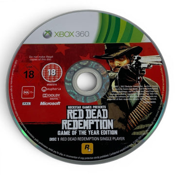 Red Dead Redemption Disk 1 - Single Player — Game of the Year Edition