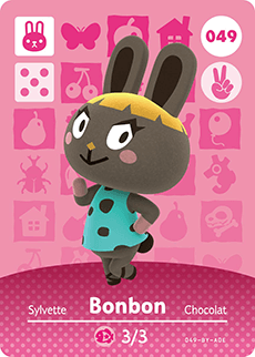 Animal Crossing Amiibokarte 049 Henrike/Bonbon - Serie 1