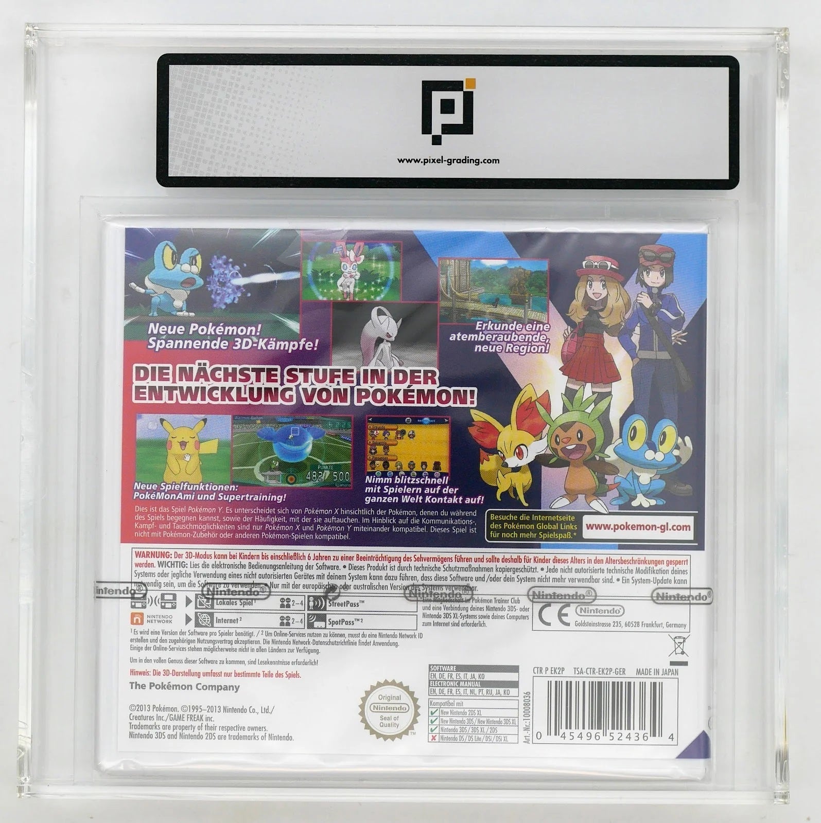 Pokémon Y Pixel Grading SEALED 85+ 75587485 (DE) · Sammlerstück