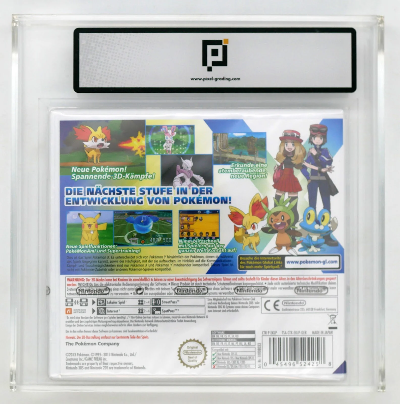 Pokémon X Pixel Grading SEALED 90 21465790 (DE) · Sammlerstück