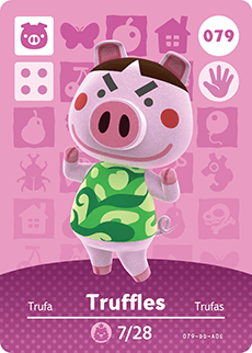 Animal Crossing Amiibokarte 079 Luzie/Truffles - Serie 1