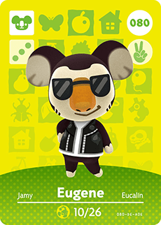Animal Crossing Amiibokarte 080 Sunny/Eugene - Serie 1