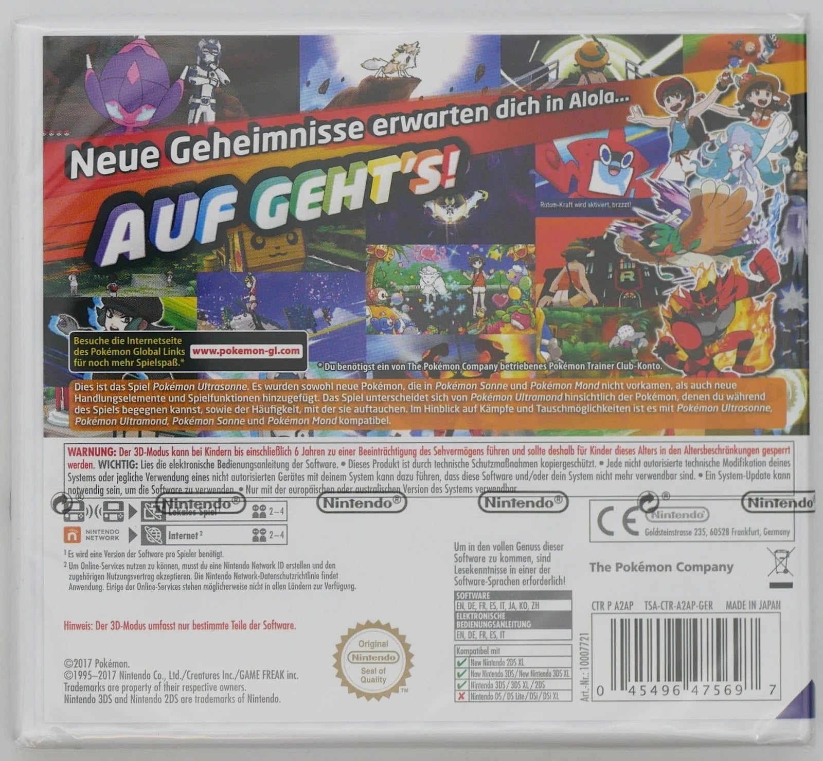 Pokémon Ultrasonne (DE) · Sammlerstück