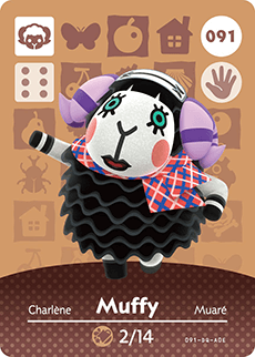 Animal Crossing Amiibokarte 091 Marion/Muffy - Serie 1