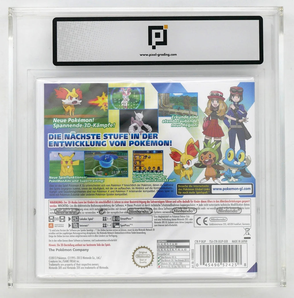 Pokémon X Pixel Grading SEALED 90 26362005 (DE) · Sammlerstück