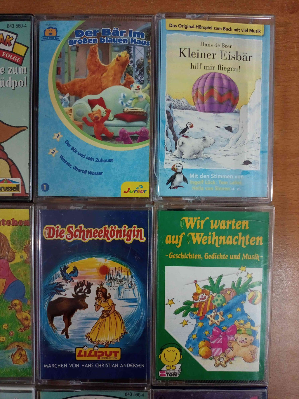 MC Kassetten-Set S53: Alfred J'Kwak, Schneekönigin, Kleine Eisbär, Annabelle Kinder