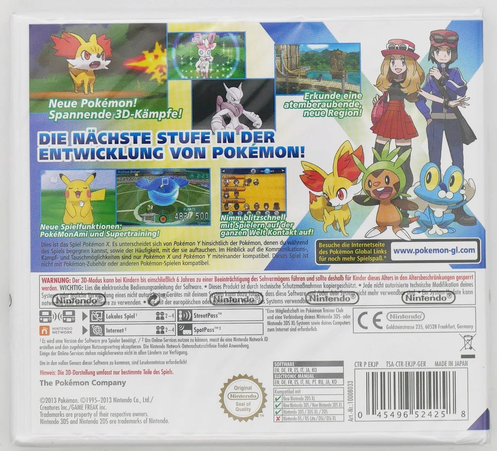 Pokémon X Pixel Grading SEALED 90 26362005 (DE) · Sammlerstück