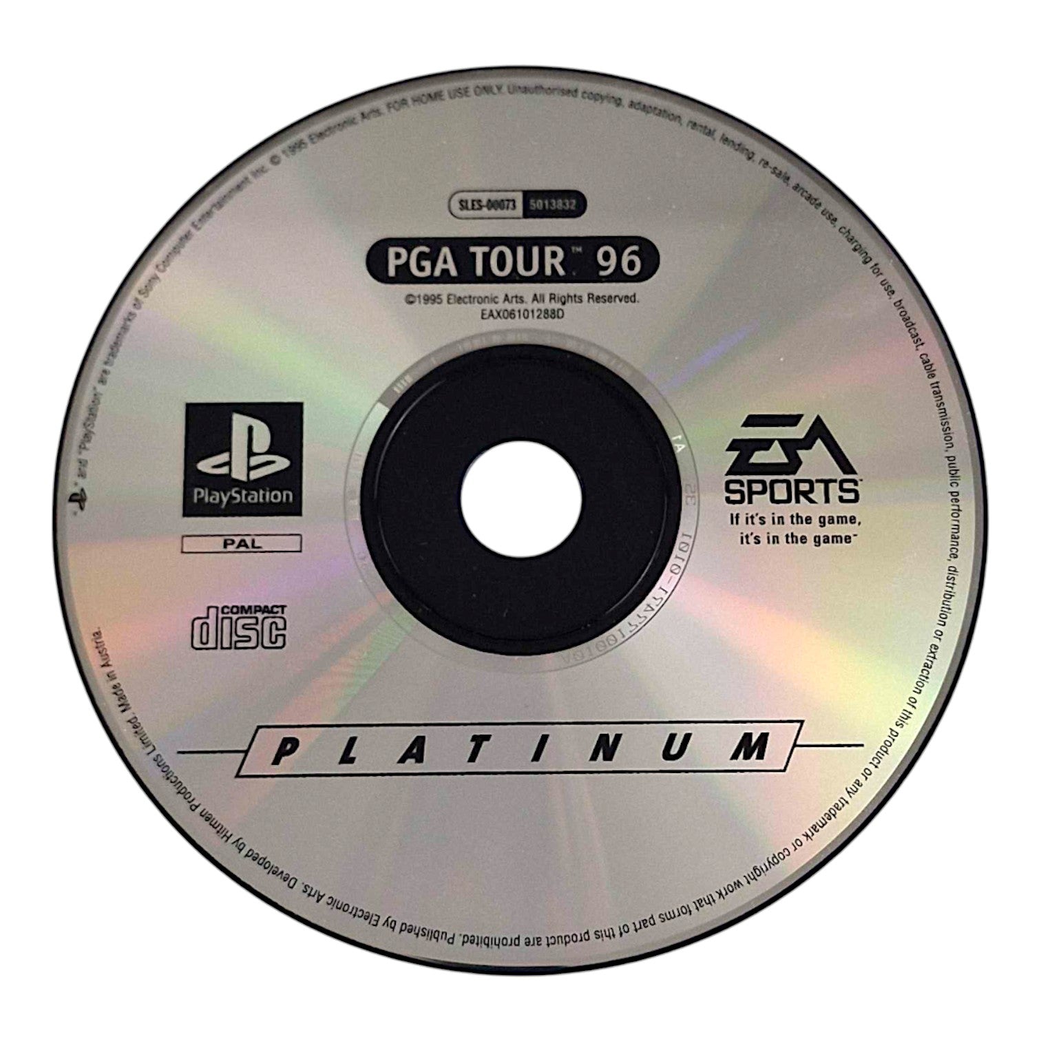 PGA Tour 96 (GB) — Platinum