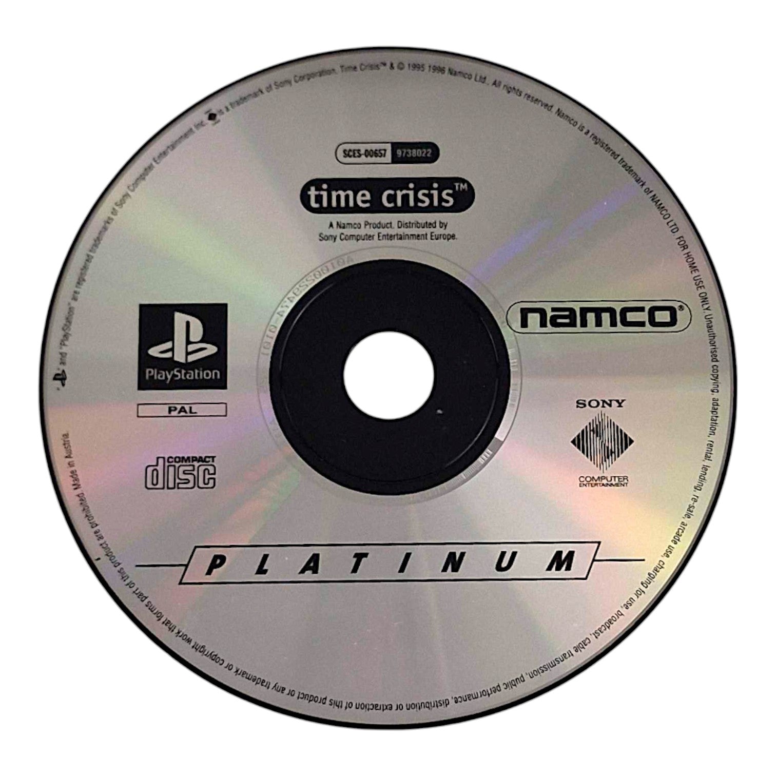 Time Crisis (EU) — Platinum