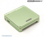 Konsole GBA SP Pearl Green / grün + Netzteil — Limited Edition