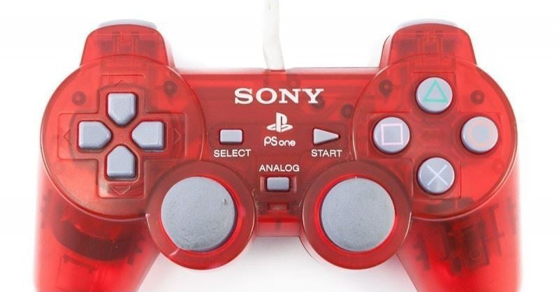 Original Sony Controller PSOne rot-transp. SCPH-110