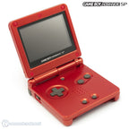 Konsole GBA SP rot Flame Red + Netzteil (US)