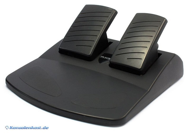 Lenkrad / Racing / Steering Wheel mit Pedale rot-silber-schwarz [Pace]