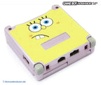 Konsole GBA SP inkl. Netzteil pink Custom Design Spongebob