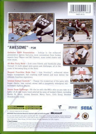 ESPN NHL 2K5 (DE)