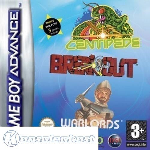 Breakout + Centipede + Warlords