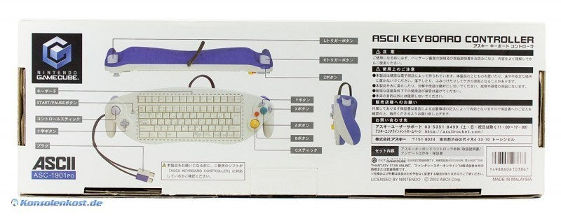 Original Nintendo Controller ASCII Keyboard (JP)