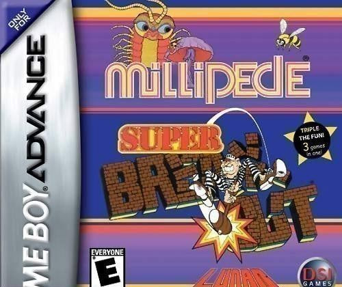 3 in 1: Super Breakout + Millipede + Lunar Lander