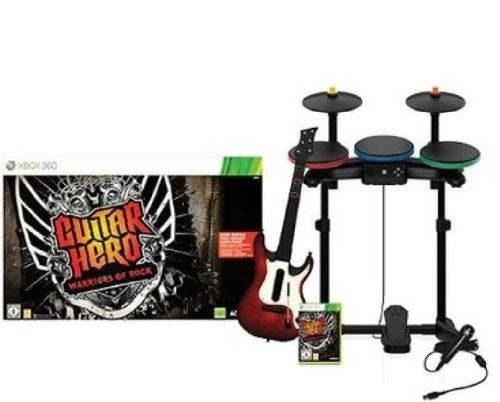 Guitar Hero: Warriors of Rock Band Pack + Spiel, Schlagzeug, Gitarre & Mikrofon