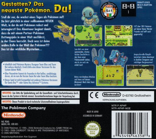 Pokemon Mystery Dungeon: Team Blau