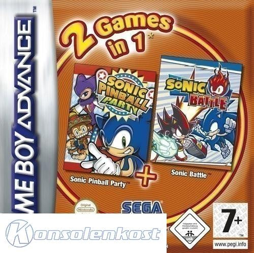 2 Games in 1: Sonic Battle + Sonic Pinball Party