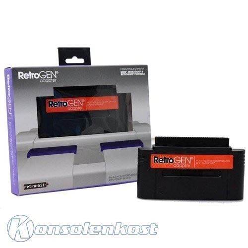 Retrogen Genesis to SNES Cartridge Adapter [retro-bit]