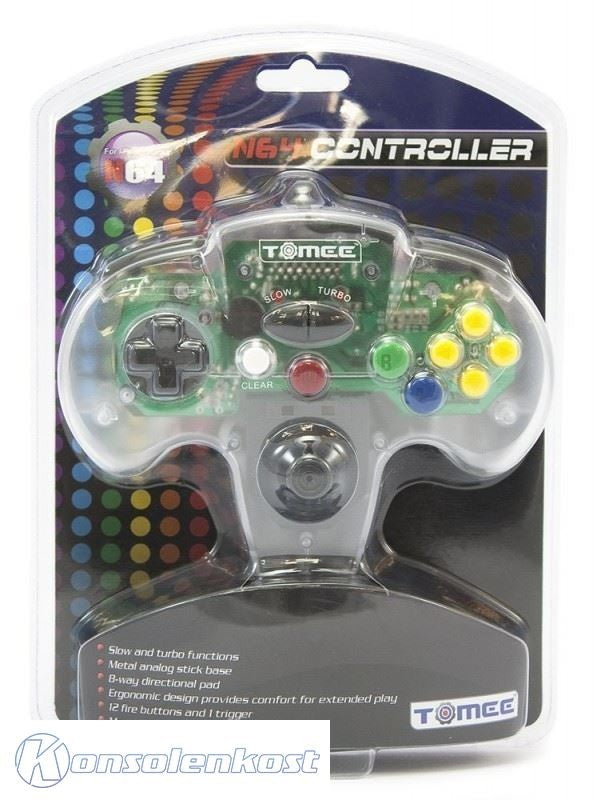 Controller / Pad mit Turbo & Slowmotion transp. [Tomee]