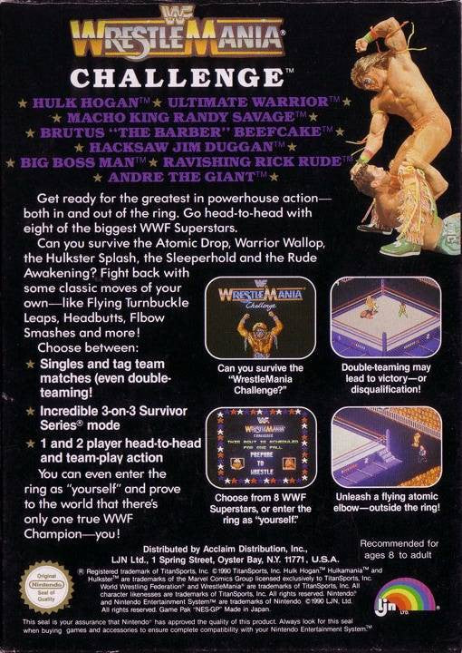 WWF Wrestlemania Challenge