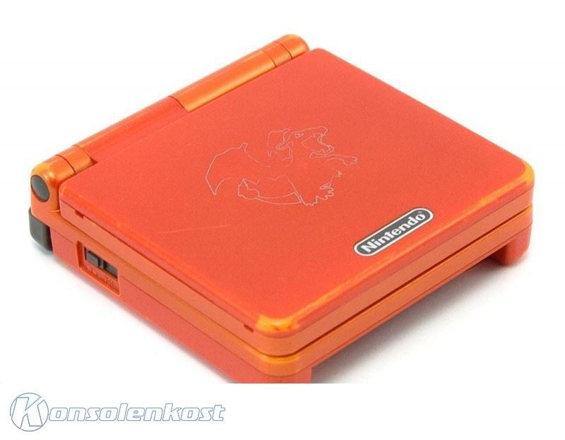 Konsole GBA SP inkl. Netzteil Charizard Pokemon Edition — Charizard Pokemon Edition