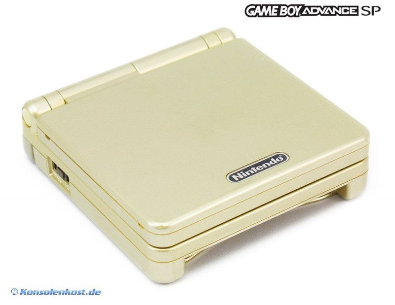 Konsole GBA SP Starlight Gold + Netzteil — Limited Edition