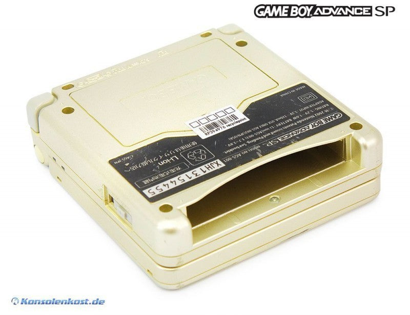 Konsole GBA SP Starlight Gold + Netzteil — Limited Edition