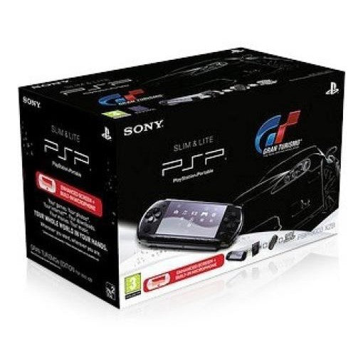 Konsole Slim & Lite 3004 Gran Turismo 5 Edition Piano Black / schwarz + Spiel + Netzteil