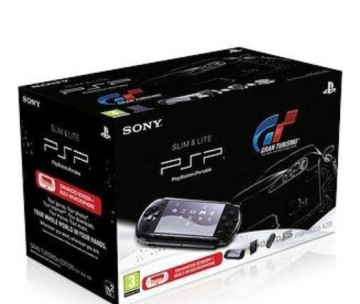 Konsole Slim & Lite 3004 Gran Turismo 5 Edition Piano Black / schwarz + Spiel + Netzteil