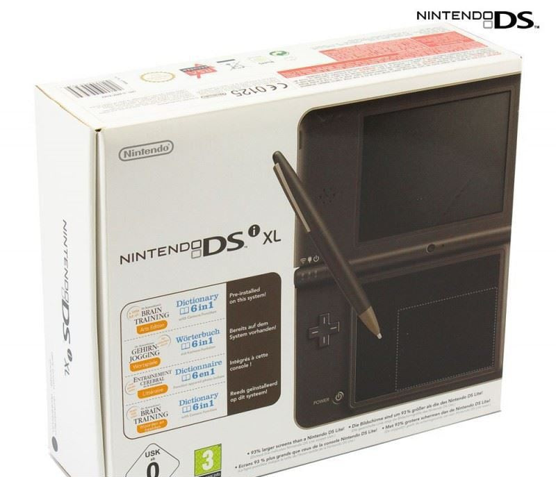 Konsole DSi XL dunkelbraun + Netzteil