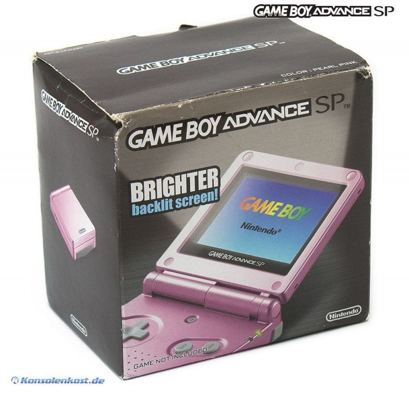 Konsole GBA SP inkl. Netzteil pink AGS-101