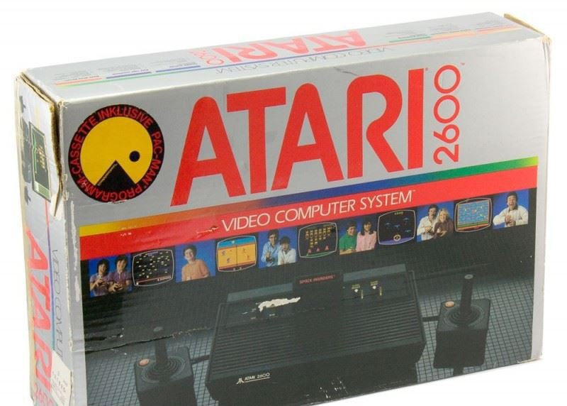 Konsole CX-2600 A #Darth Vader + Pac-Man + 2 Controller + Zubehör