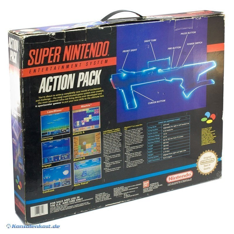 Konsole Action Pack + Spiel + Original Controller + Scope + Zubehör