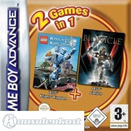 2 Games in 1: LEGO Knight's Kingdom + LEGO Bionicle