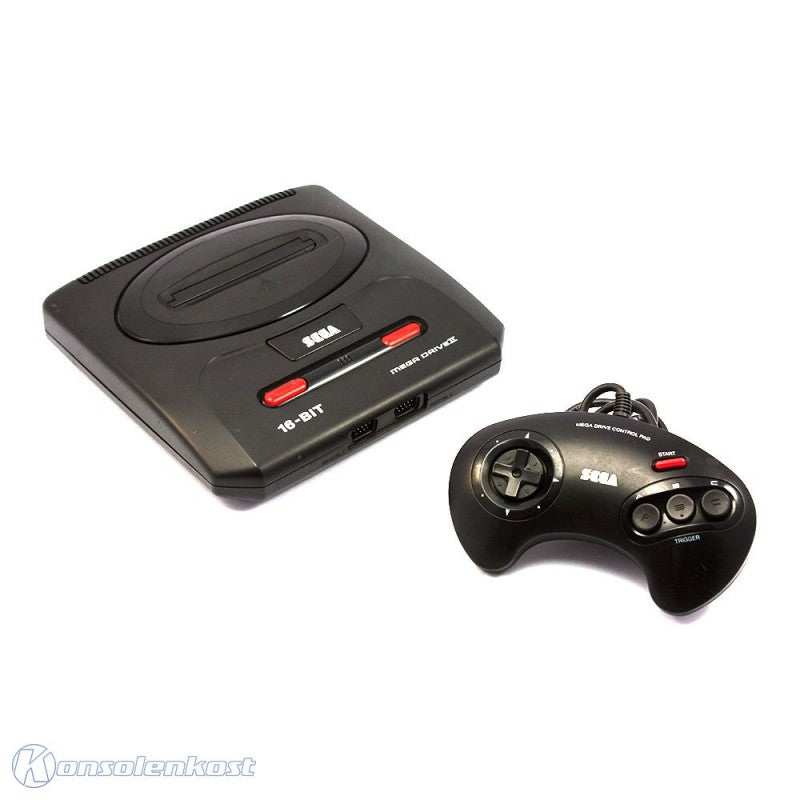 Konsole MD2 Mega 6 + 6 Spiele + OriginalController