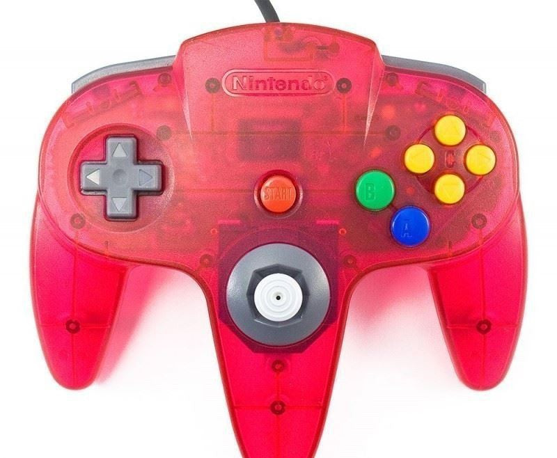 Original Controller Watermelon-Red / rot-transp. NUS-005 [Nintendo]