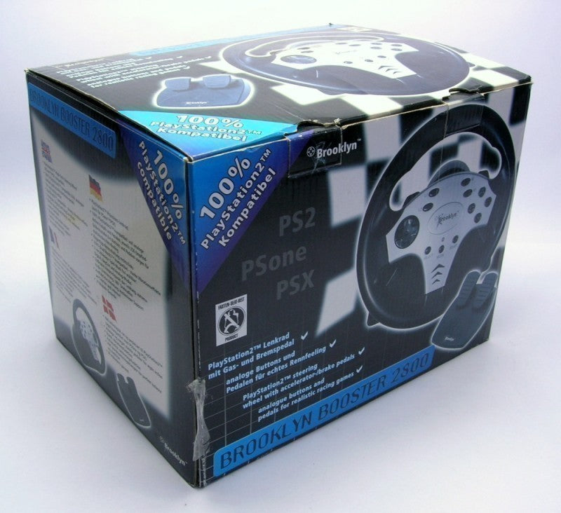 Lenkrad / Racing / Steering Wheel mit Pedale Booster 2800 [Brooklyn]