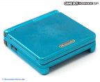Konsole GBA SP AGS-001 Surf Blue + Netzteil