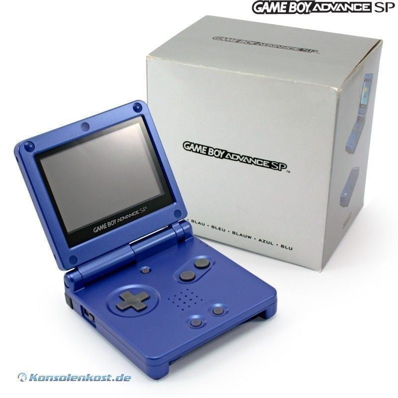 Konsole GBA SP blau + Netzteil
