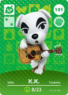 Animal Crossing Amiibokarte 101 K.K./K.K. - Serie 2