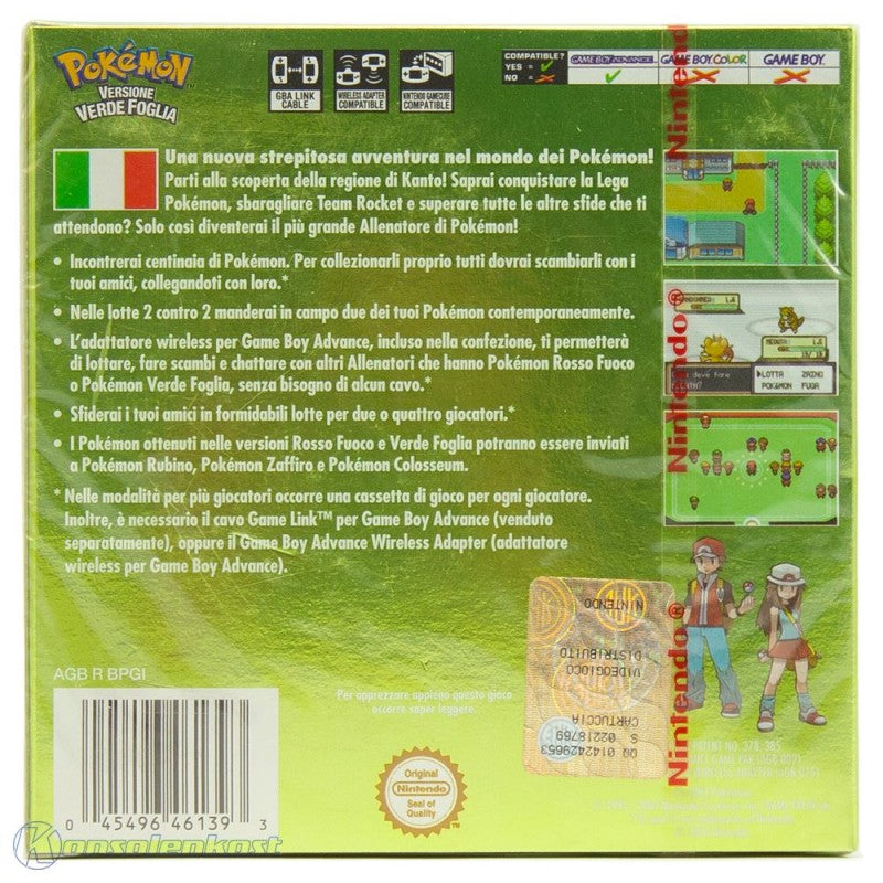 Pokemon Blattgrüne Edition / Verde Foglia (IT)