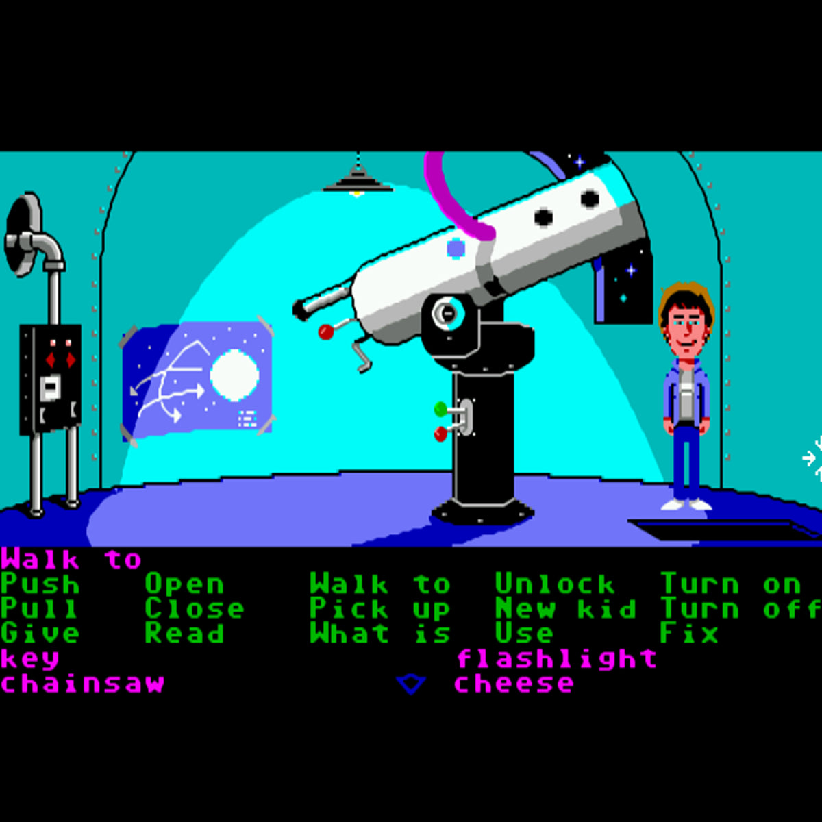 Maniac Mansion Pixel Grading CIB 80+ (DE) · Sammlerstück