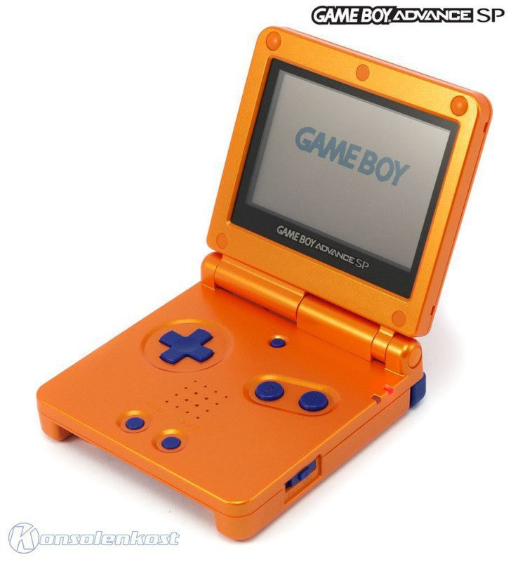 Konsole GBA SP inkl. Netzteil & Naruto RPG Naruto (JP) — Limited Edition