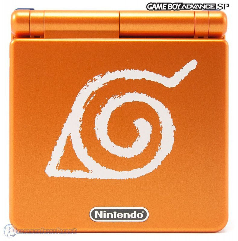 Konsole GBA SP inkl. Netzteil & Naruto RPG Naruto (JP) — Limited Edition