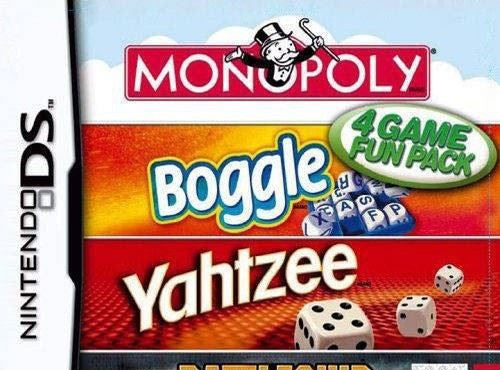 4 in 1: Monopoly & Boggle & Yahtzee & Battleship