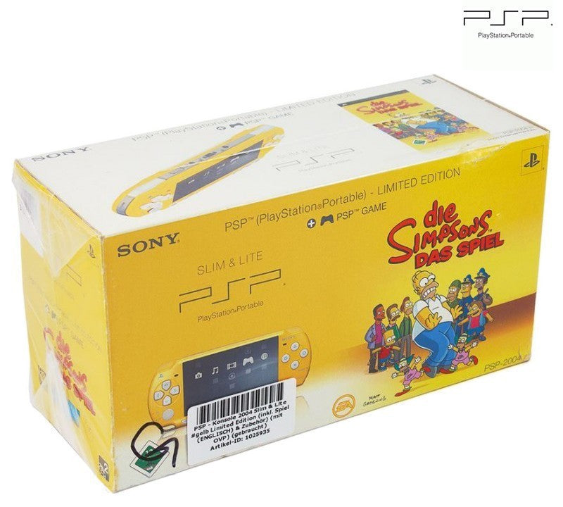 Konsole Slim & Lite 2004 Simpsons Edition + Netzteil — Simpsons Edition